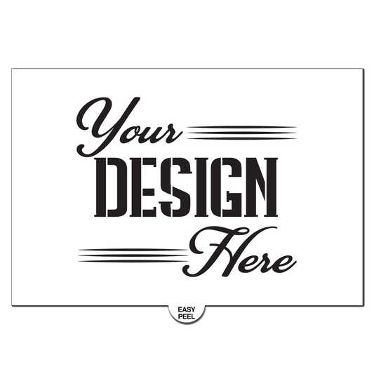 White Vinyl Stickers