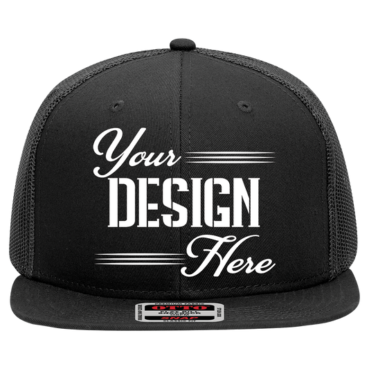 OTTO CAP "OTTO SNAP" 6 Panel Pro Style Mesh Back Trucker Snapback Hat EB