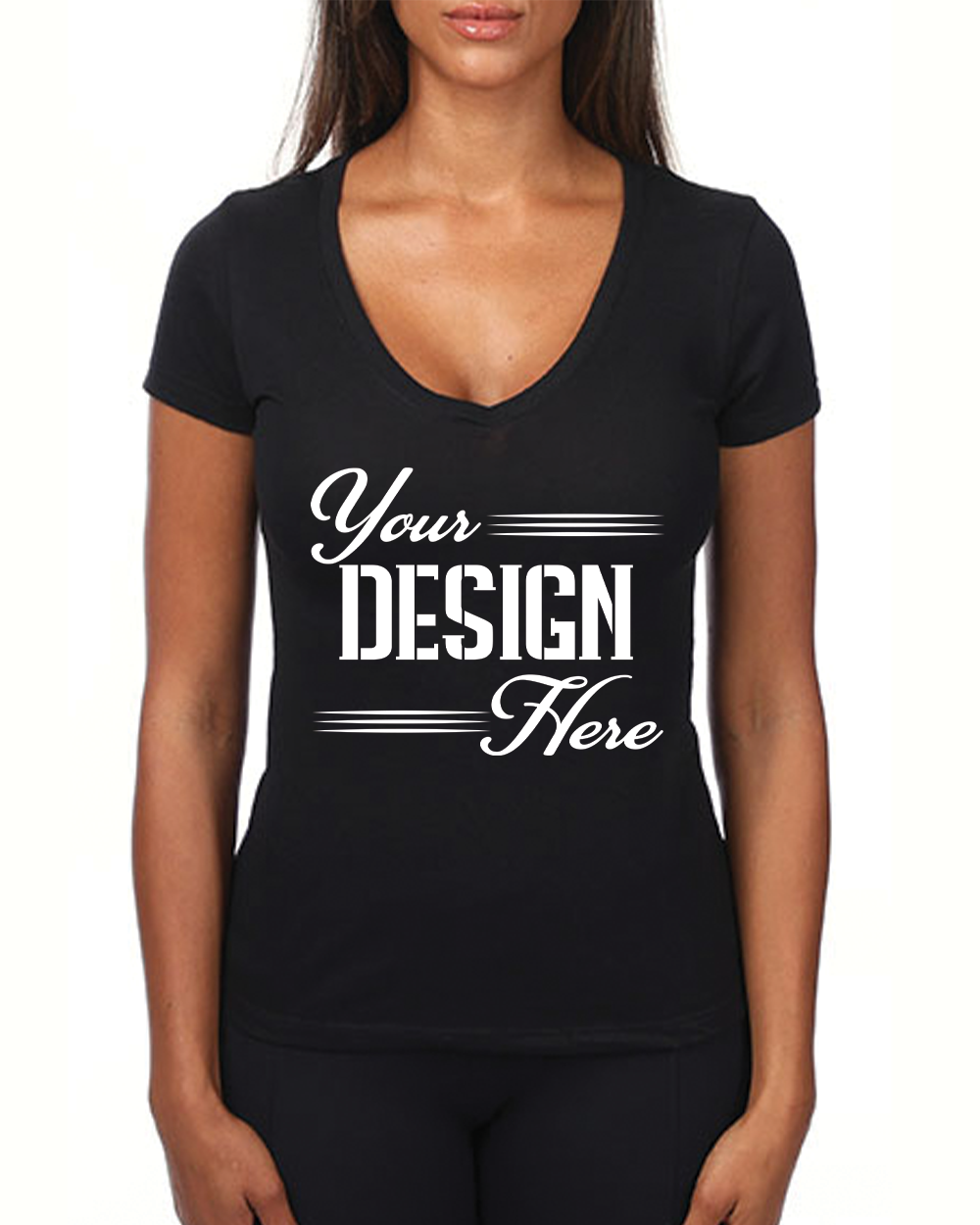 1540 Next Level - Women's Ideal V-Neck T-Shirt