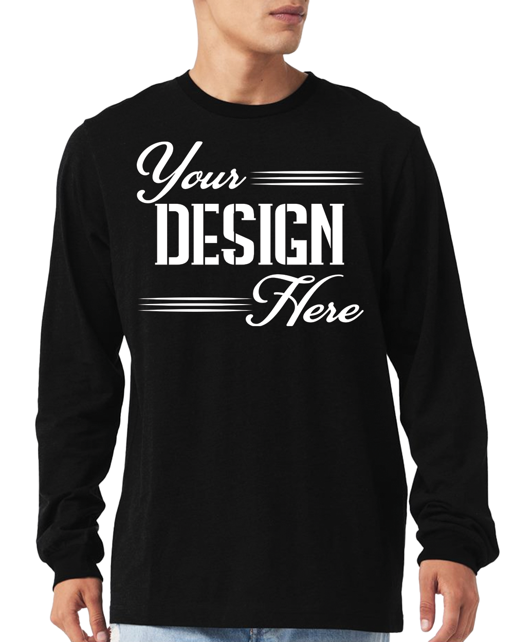 3501 BELLA+CANVAS Unisex Jersey Long Sleeve Tee