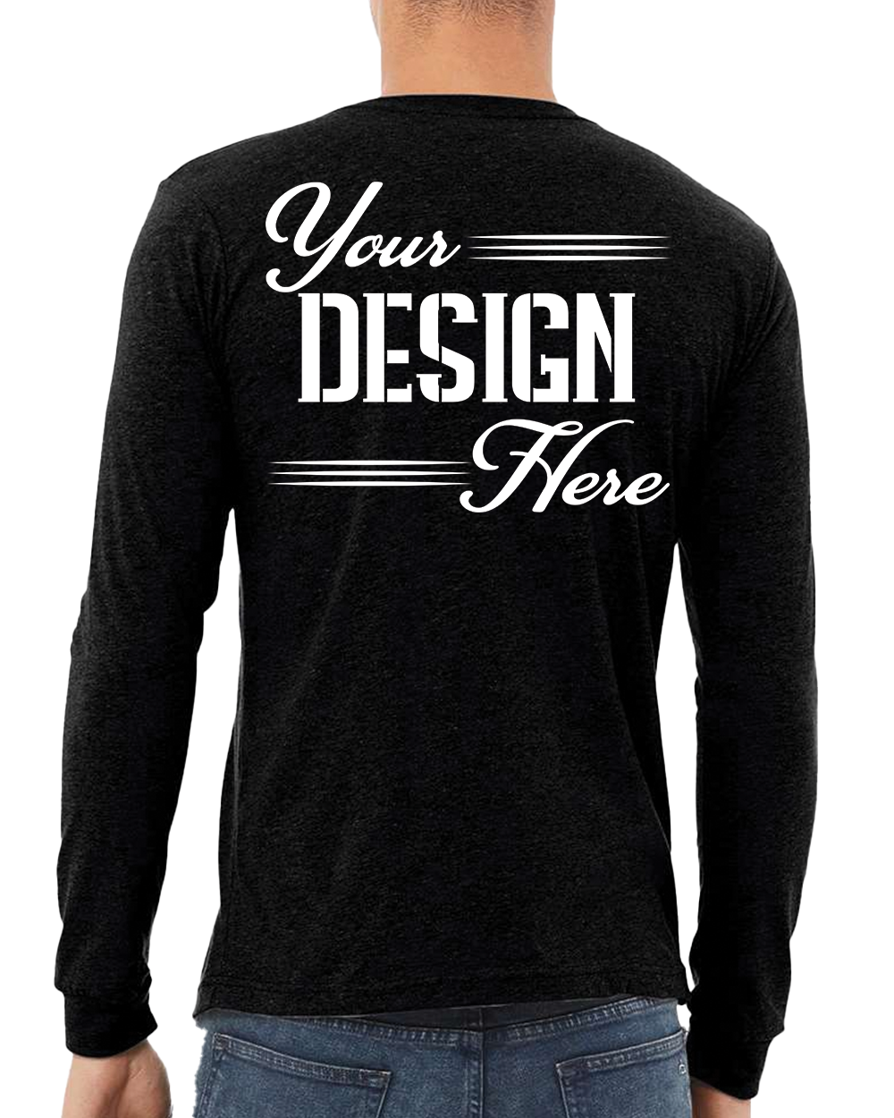 3501CVC BELLA+CANVAS Unisex Heather CVC Long Sleeve Tee