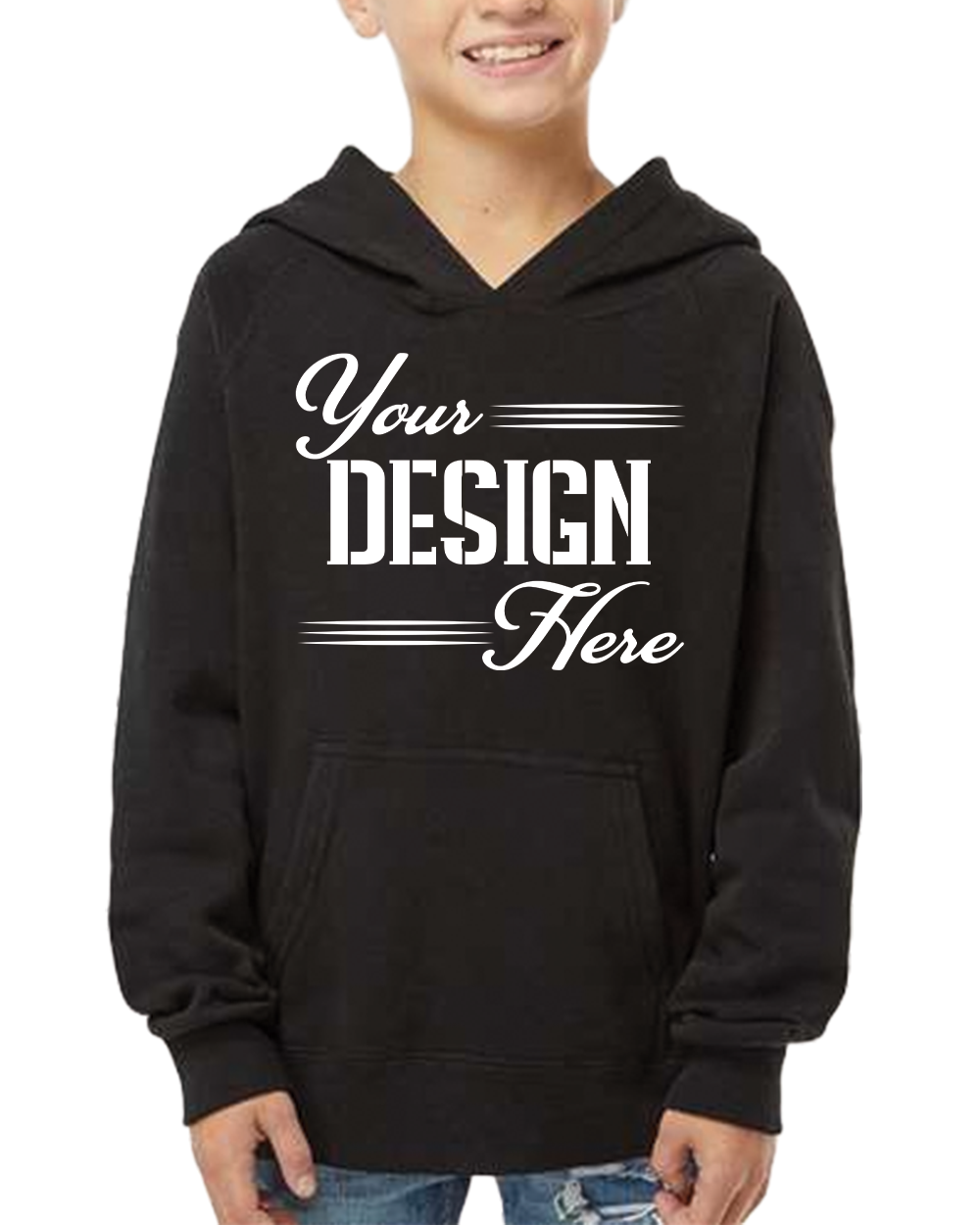 PRM15YSB Independent Trading Co. Youth Special Blend Raglan Hood