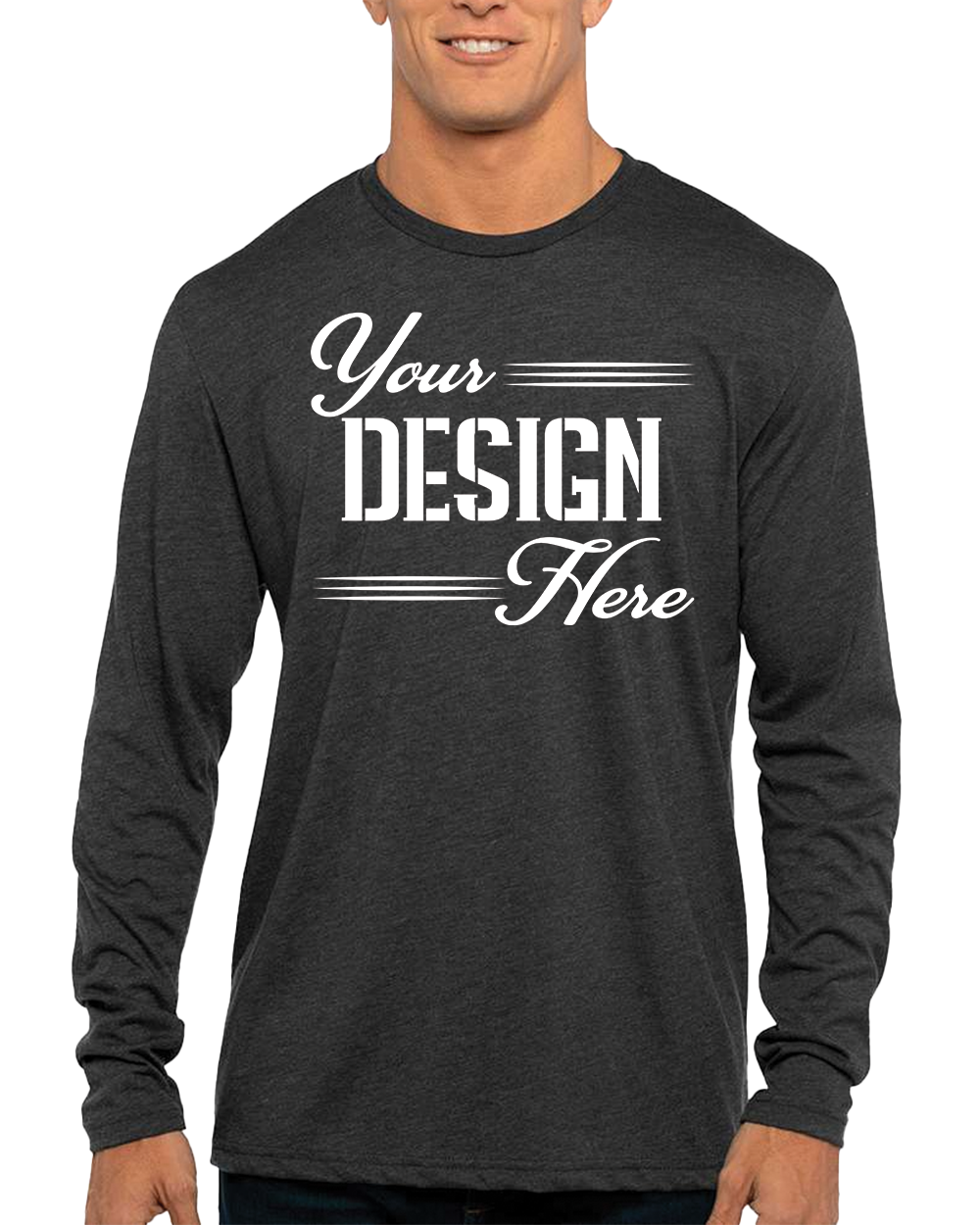 6071 Next Level Apparel Unisex Triblend Long Sleeve T-shirt