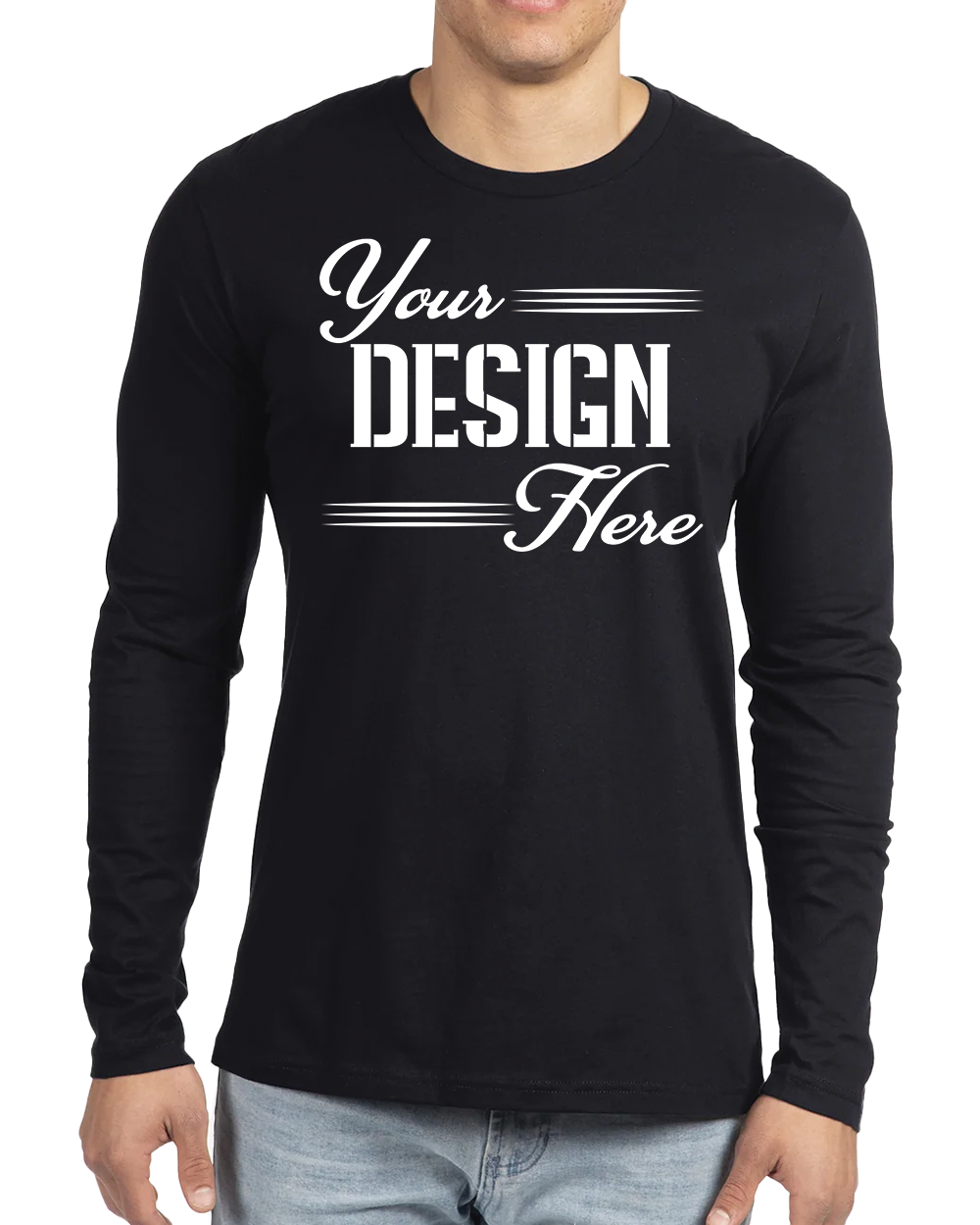 3601 Next Level Apparel Unisex Cotton Long Sleeve T-shirt